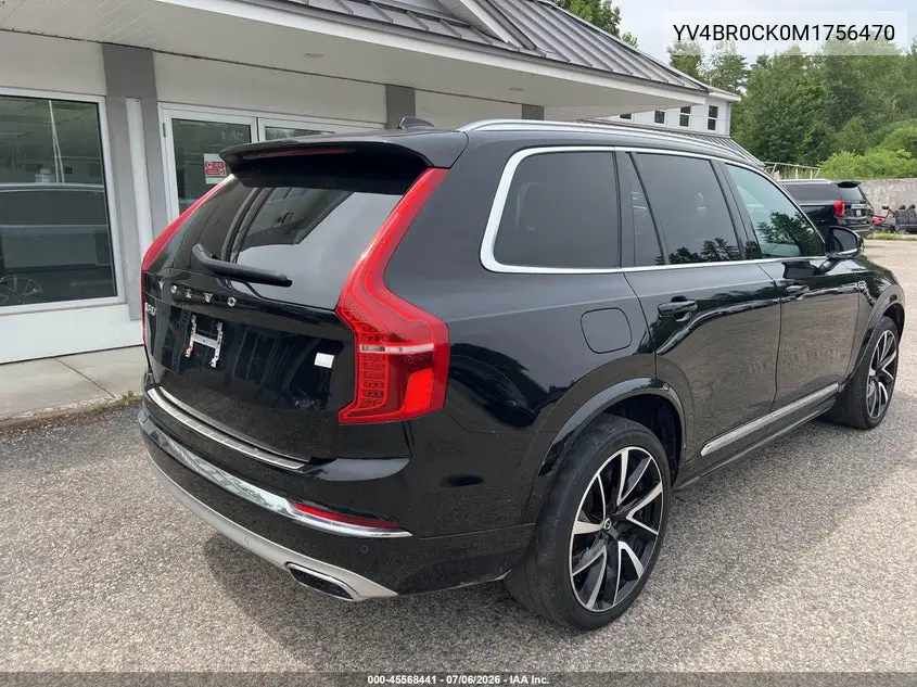 Auction sale of the 2021 Volvo XC90 , vin: YV4BR0CK0M1756470, lot number: 45568441
