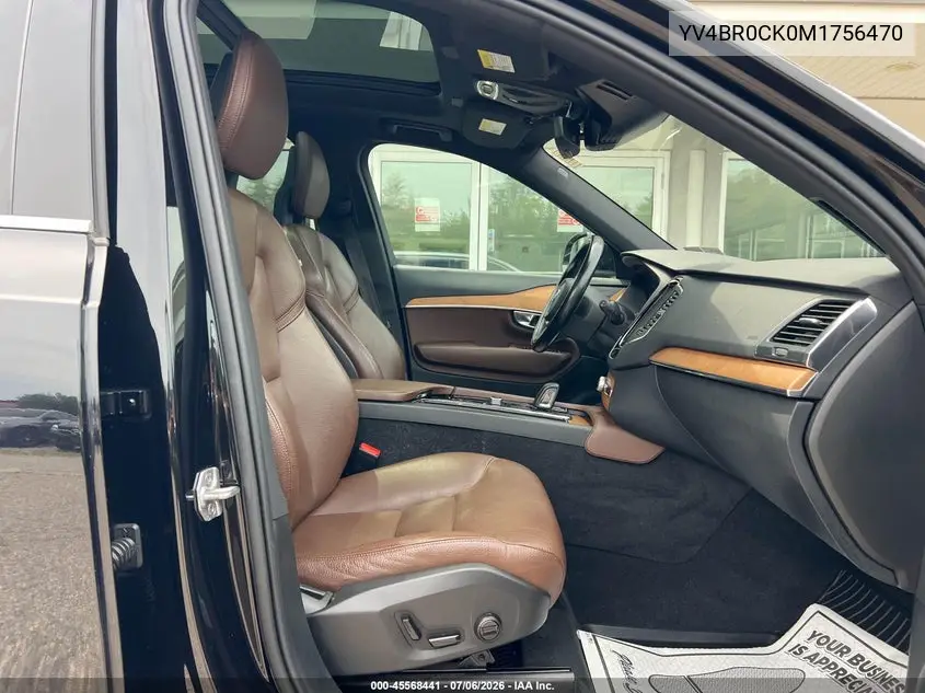 Auction sale of the 2021 Volvo XC90 , vin: YV4BR0CK0M1756470, lot number: 45568441